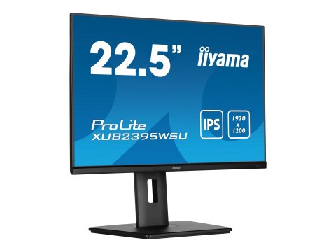 Iiyama ProLite XUB2395WSU-B5 - Monitor LED - 23" (22.5" widoczny) - 1920 x 1200 WUXGA @ 75 Hz - IPS - 250 cd/m² - 1000:1 - 4 ms 