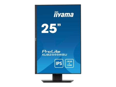 Iiyama ProLite XUB2595WSU-B5 - Monitor LED - 25" - 1920 x 1200 WUXGA - IPS - 300 cd/m² - 1000:1 - 4 ms - HDMI, VGA, DisplayPort 