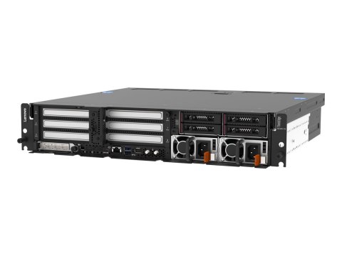 Lenovo ThinkEdge SE455 V3 7DBY - Serwer - montowany w stojaku 2U - pojedynczy - 1 x EPYC 8124P / do 2.95 GHz - RAM 32 GB - SATA 