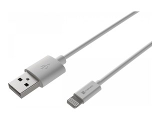 Natec Prati - Kabel Lightning - USB męski do Lightning męski - 2 m - pojedyncze ekranowanie - biały