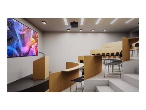 Optoma ZK608TST - Projektor DLP - laser - 3D - 6000 lumeny - 3840 x 2160 - 16:9 - 4K - obiektyw o stałej ogniskowej krótkiego rz