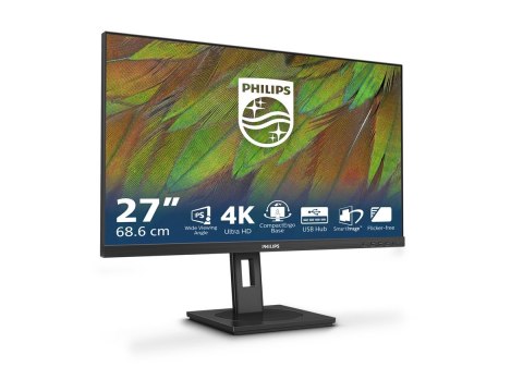 Philips 27B1N3800 - 3000 Series - monitor LED - 27" - 3840 x 2160 4K UHD (2160p) @ 60 Hz - IPS - 350 cd/m² - 1000:1 - 4 ms - 2xH