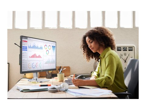 Philips 27B2G5200 - Monitor LED - 27" - 1920 x 1080 Full HD (1080p) @ 100 Hz - IPS - 1500:1 - HDMI, VGA, DisplayPort - głośnik(i