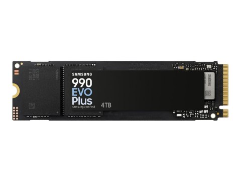 Samsung 990 EVO Plus MZ-V9S2T0 - SSD - zaszyfrowany - 4 TB - wewnętrzny - M.2 2280 - PCIe 5.0 x2 (NVMe) - 256 bitów AES - TCG Op
