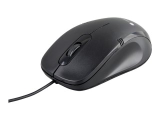 TECHly - Mysz - ergonomiczna - 1600 dpi, pionowy - optyczna - 6 przyciski - bezprzewodowa - 2.4 GHz - odbiornik bezprzewodowy US