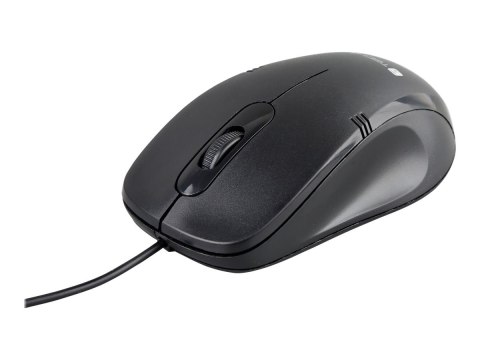 TECHly - Mysz - ergonomiczna - 1600 dpi, pionowy - optyczna - 6 przyciski - bezprzewodowa - 2.4 GHz - odbiornik bezprzewodowy US