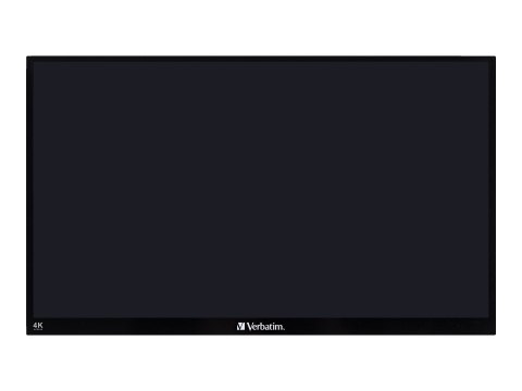 Verbatim PMT-15-4K - Monitor LCD - 15.6" - przenośny - ekran dotykowy - 3840 x 2160 4K - IPS - 350 cd/m² - 1000:1 - 6 ms - HDMI,