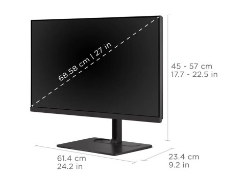 ViewSonic ColorPro VP2776T-4K - Monitor LED - 27" - 3840 x 2160 4K @ 60 Hz - IPS - 400 cd/m² - 2000:1 - DisplayHDR 400 - 5 ms - 