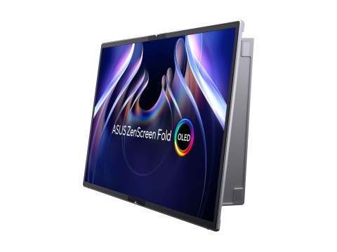 ASUS ZenScreen Fold OLED MQ17QH - Monitor OLED - 17.3" - przenośny - 2560 x 1920 QHD @ 60 Hz - 500 cd/m² - 1000000:1 - DisplayHD