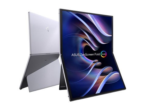 ASUS ZenScreen Fold OLED MQ17QH - Monitor OLED - 17.3" - przenośny - 2560 x 1920 QHD @ 60 Hz - 500 cd/m² - 1000000:1 - DisplayHD