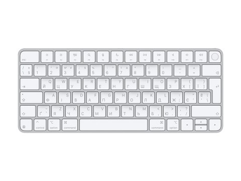 Apple Magic Keyboard with Touch ID - Klawiatura - USB-C - bezprzewodowa - Bluetooth - QWERTY - Ukraina