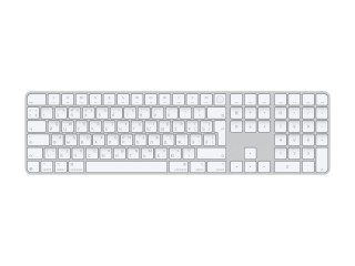 Apple Magic Keyboard with Touch ID and Numeric Keypad - Klawiatura - USB-C - bezprzewodowa - Bluetooth - QWERTY - Rosja - białe 