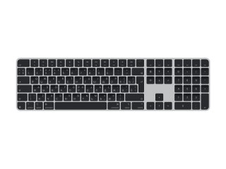 Apple Magic Keyboard with Touch ID and Numeric Keypad - Klawiatura - USB-C - bezprzewodowa - Bluetooth - QWERTY - Rosja - czarne