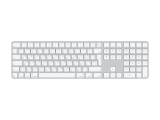 Apple Magic Keyboard with Touch ID and Numeric Keypad - Klawiatura - USB-C - bezprzewodowa - Bluetooth - QWERTY - Ukraina - biał