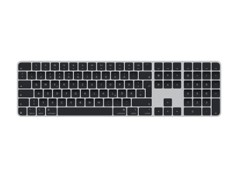Apple Magic Keyboard with Touch ID and Numeric Keypad - Klawiatura - USB-C - bezprzewodowa - Bluetooth - QWERTZ - Niemcy - czarn
