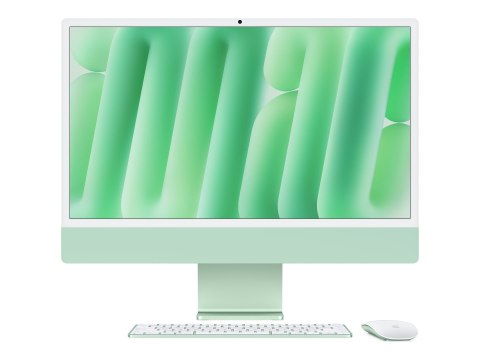 Apple iMac with 4.5K Retina display - Wszystko-w-jednym M4 - RAM 16 GB - SSD 256 GB - Apple M4 10-core - Gigabit Ethernet, IEEE 