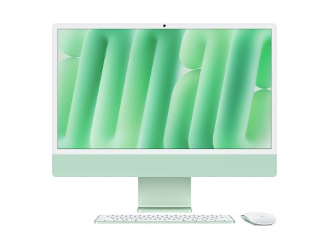 Apple iMac with 4.5K Retina display - Wszystko-w-jednym M4 - RAM 16 GB - SSD 256 GB - Apple M4 8-core - IEEE 802.11ax (Wi-Fi 6E)