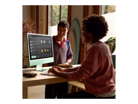 Apple iMac with 4.5K Retina display - Wszystko-w-jednym M4 - RAM 16 GB - SSD 512 GB - Apple M4 10-core - Gigabit Ethernet, IEEE 