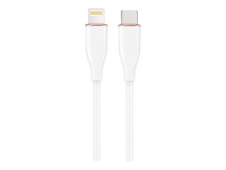 Cablexpert Premium - Kabel Lightning - USB-C męski do Lightning męski - 1.5 m - biały - odlewany, dane i ładowanie