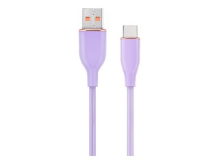Cablexpert Premium - Kabel USB - USB (M) do USB-C (M) - USB 2.0 - 2.1 A - 1.5 m - odlewany, dane i ładowanie - fioletowy