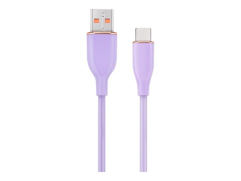Cablexpert Premium - Kabel USB - USB (M) do USB-C (M) - USB 2.0 - 2.1 A - 1.5 m - odlewany, dane i ładowanie - fioletowy