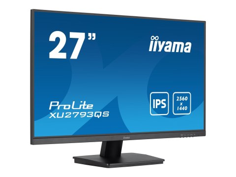 Iiyama ProLite XU2793QS-B7 - Monitor LED - 27" - 2560 x 1440 QHD @ 100 Hz - IPS - 300 cd/m² - 1300:1 - 1 ms - HDMI, DisplayPort 
