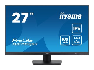 Iiyama ProLite XU2793QSU-B7 - Monitor LED - 27" - 2560 x 1440 QHD @ 100 Hz - IPS - 300 cd/m² - 1300:1 - 1 ms - HDMI, DisplayPort