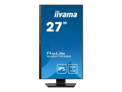 Iiyama ProLite XUB2793QS-B7 - Monitor LED - 27" - 2560 x 1440 QHD @ 100 Hz - IPS - 300 cd/m² - 1300:1 - 1 ms - HDMI, DisplayPort