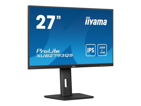 Iiyama ProLite XUB2793QS-B7 - Monitor LED - 27" - 2560 x 1440 QHD @ 100 Hz - IPS - 300 cd/m² - 1300:1 - 1 ms - HDMI, DisplayPort