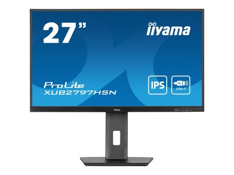 Iiyama ProLite XUB2797HSN-B2 - Monitor LED - 27" - 1920 x 1080 Full HD (1080p) @ 100 Hz - IPS - 300 cd/m² - 1000:1 - 1 ms - HDMI