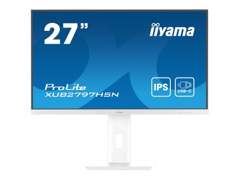 Iiyama ProLite XUB2797HSN-W2 - Monitor LED - 27" - 1920 x 1080 Full HD (1080p) @ 100 Hz - IPS - 300 cd/m² - 1000:1 - 1 ms - HDMI