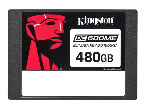 Kingston DC600ME - SSD - Mixed Use - zaszyfrowany - 480 GB - wewnętrzny - 2,5" - SATA 6Gb/s - 256 bitów AES - TCG Opal Encryptio