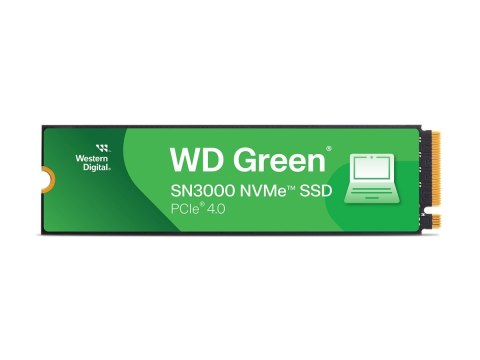 WD Green SN3000 WDS200T4G0E-00CPS0 - SSD - 2 TB - wewnętrzny - M.2 2280 - PCIe 4.0 x4 (NVMe)