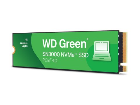 WD Green SN3000 WDS500G4G0E-00CPS0 - SSD - 500 GB - wewnętrzny - M.2 2280 - PCIe 4.0 x4 (NVMe)