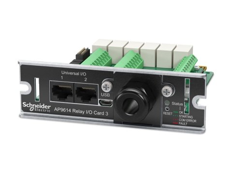 APC Network Management Card - Adapter zdalnego zarządzania - SmartSlot - 10/100 Ethernet x 2 + styk beznapięciowy - dla P/N: SUR