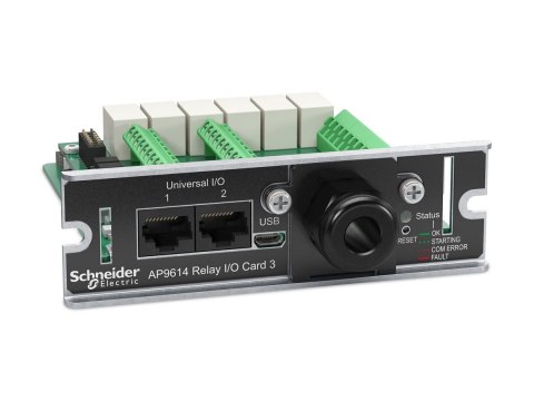 APC Network Management Card - Adapter zdalnego zarządzania - SmartSlot - 10/100 Ethernet x 2 + styk beznapięciowy - dla P/N: SUR
