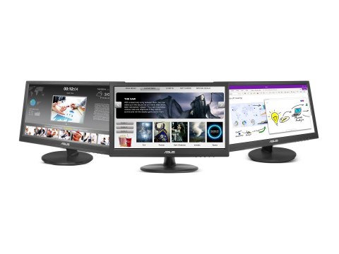 ASUS VT169HE - Monitor LED - 16" - ekran dotykowy - 1920 x 1080 Full HD (1080p) @ 60 Hz - IPS - 220 cd/m² - 1000:1 - 5 ms - HDMI