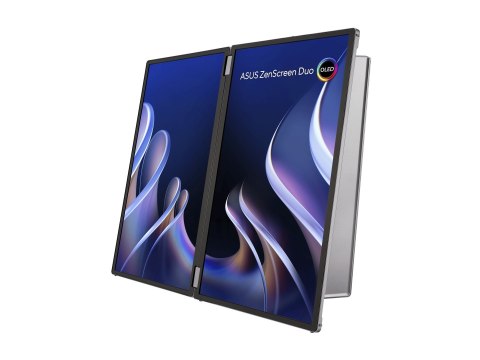 ASUS ZenScreen Duo OLED MQ149CD - Podwójny monitor OLED - 14" - przenośny - 1920 x 1200 Full HD (1080p) @ 60 Hz - 500 cd/m² - 10