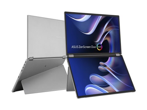 ASUS ZenScreen Duo OLED MQ149CD - Podwójny monitor OLED - 14" - przenośny - 1920 x 1200 Full HD (1080p) @ 60 Hz - 500 cd/m² - 10