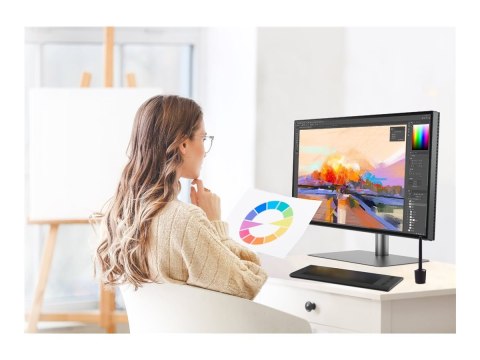 BenQ PD2706QN - Monitor LED - 27" - 2560 x 1440 QHD @ 100 Hz - IPS - 400 cd/m² - 1000:1 - HDR10 - HDMI, DisplayPort, USB-C - zes