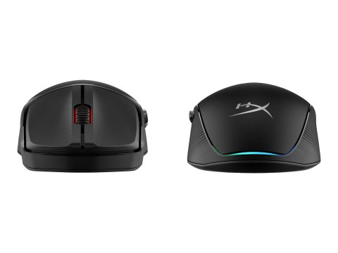 HyperX Pulsefire Fuse - Mysz - ergonomiczny kształt, programowalne przyciski - optyczna - 6 przyciski - bezprzewodowa - 2.4 GHz,