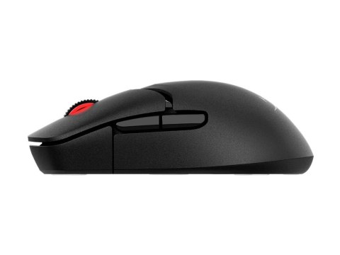 HyperX Pulsefire Saga Pro - Mysz - ergonomiczna - optyczna - 6 przyciski - bezprzewodowa, przewodowa - 2.4 GHz, Bluetooth 5.0, U