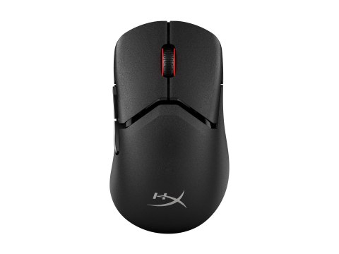 HyperX Pulsefire Saga Pro - Mysz - ergonomiczna - optyczna - 6 przyciski - bezprzewodowa, przewodowa - 2.4 GHz, Bluetooth 5.0, U