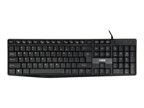 IBOX Eris - Klawiatura - USB - QWERTY - czarny