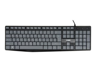 IBOX Eris - Klawiatura - USB - QWERTY - szary, czarny