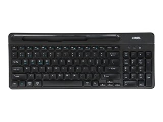 IBOX Kallisto - Klawiatura - bezprzewodowa - 2.4 GHz, Bluetooth 5.1 - QWERTY - czarny