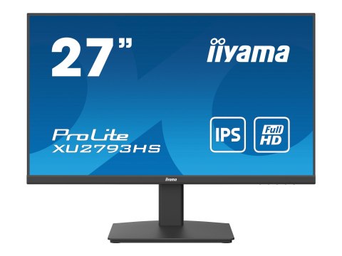 Iiyama ProLite XU2793HS-B7 - Monitor LED - 27" - 1920 x 1080 Full HD (1080p) @ 100 Hz - IPS - 300 cd/m² - 1300:1 - 1 ms - HDMI, 