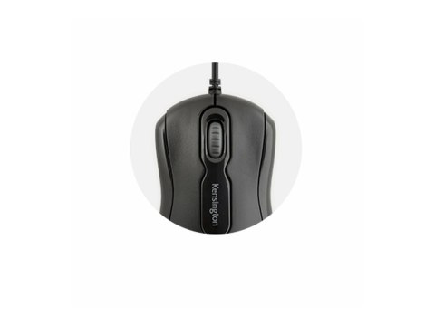Kensington Mouse-in-a-Box EQ - Mysz - prawo i leworęczna - optyczna - 3 przyciski - przewodowa - USB