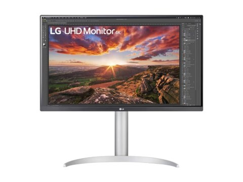 LG 27UP850K-W - Monitor LED - 27" - 3840 x 2160 4K UHD (2160p) - IPS - 400 cd/m² - 1200:1 - DisplayHDR 400 - 5 ms - 2xHDMI, Disp