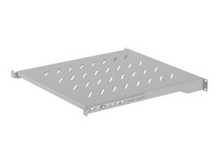 Lanberg - Półka do stojaka - 483 x 500 mm - RAL 7035, szary - 1U - 19"